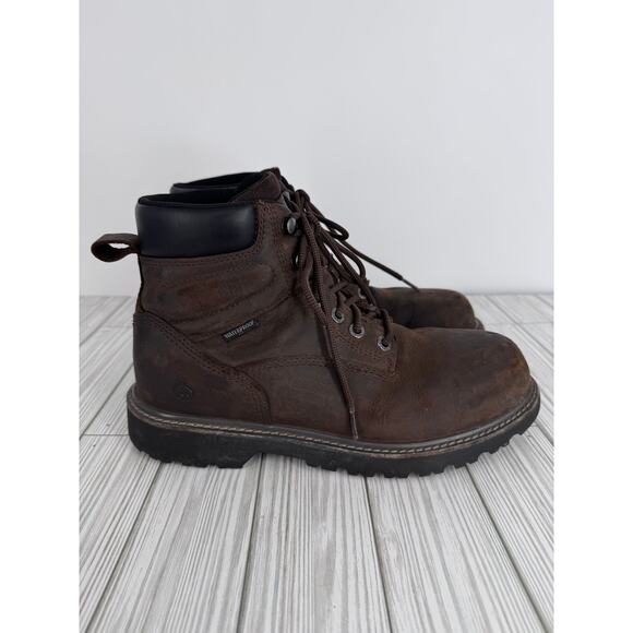 Wolverine Floorhand boots men\'s 9 steel toe waterproof work 6\